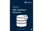 Recovers crucial data from corrupted MS SQL database files with SysInfo SQL Database Recovery tool