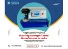 High-performance Bursting Strength Tester Manufacturer in India