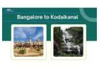Bangalore To Kodaikanal Cab