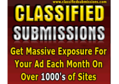 Let us Submit Your Classified Ad To 1000's Advertising Sites Now!..only $39.95 a month!