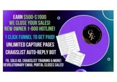 Learn how to earn $500 a day we close the sales for you