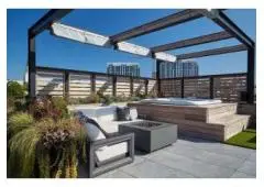 How to design a rooftop wall interior?